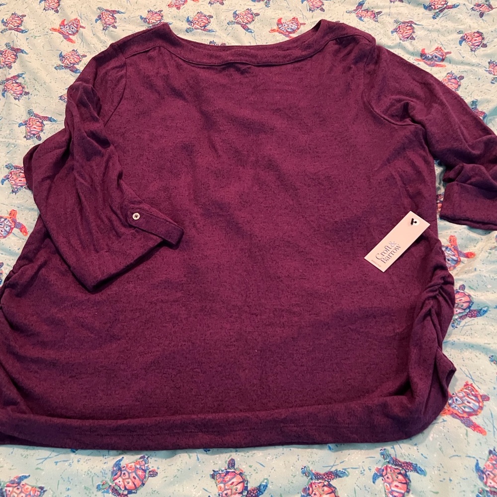 Croft & Barrow 3/4 Sleeve Top